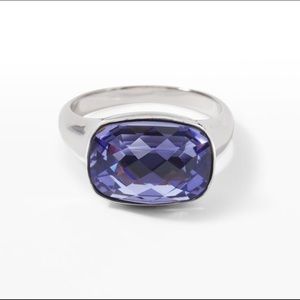 Touchstone Crystal by Swarovski Tanzanite Ring, Size 8 (Retired)